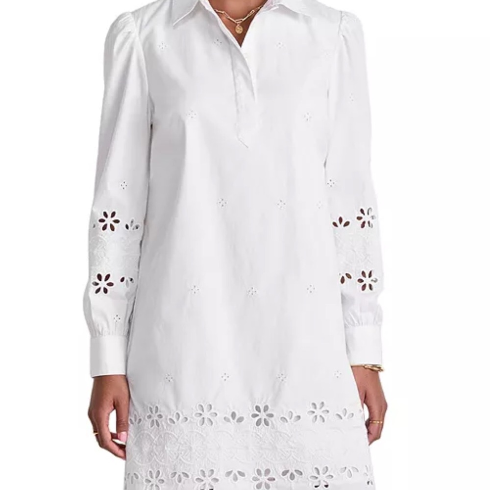 Vineyard Vines New White Eyelet Dress